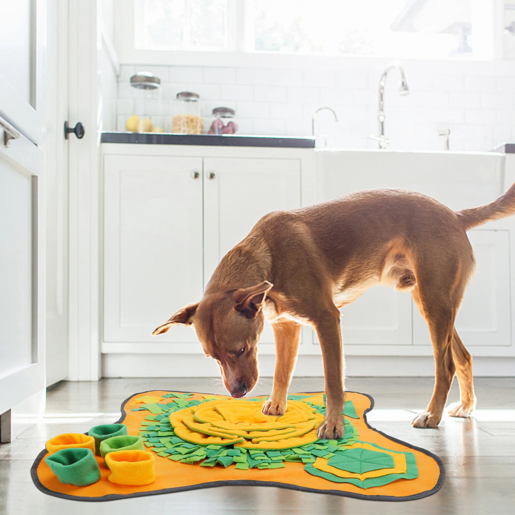 Alfombra Olfativa Interactiva para Perros | Snuffle Mat 70x70cm | Juego de Enriquecimiento Mental