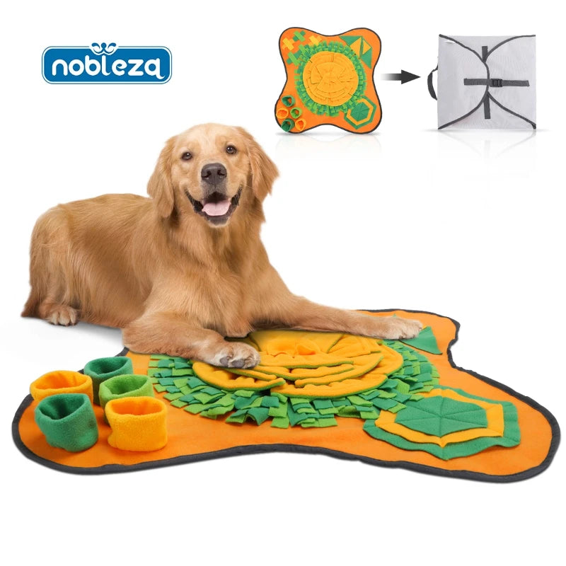 Alfombra Olfativa Interactiva para Perros | Snuffle Mat 70x70cm | Juego de Enriquecimiento Mental